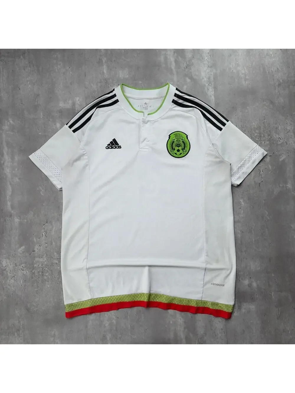Y2K Adidas Mexico National Team 2015 Away Futbol Jersey